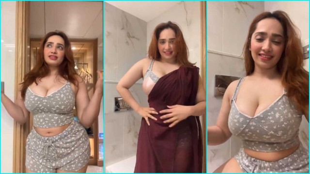 Aditi mistry saree live Content video